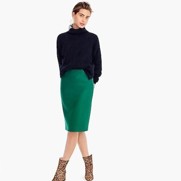 J. Crew Dresses & Skirts - J Crew Warm Jade No 2 Pencil Skirt 6